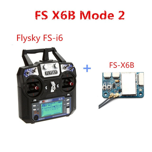 FLYSKY FS-i6 I6 2.4G 6CH AFHDS 2A Rdio Transmitter IA6B X6B A8S Receiver