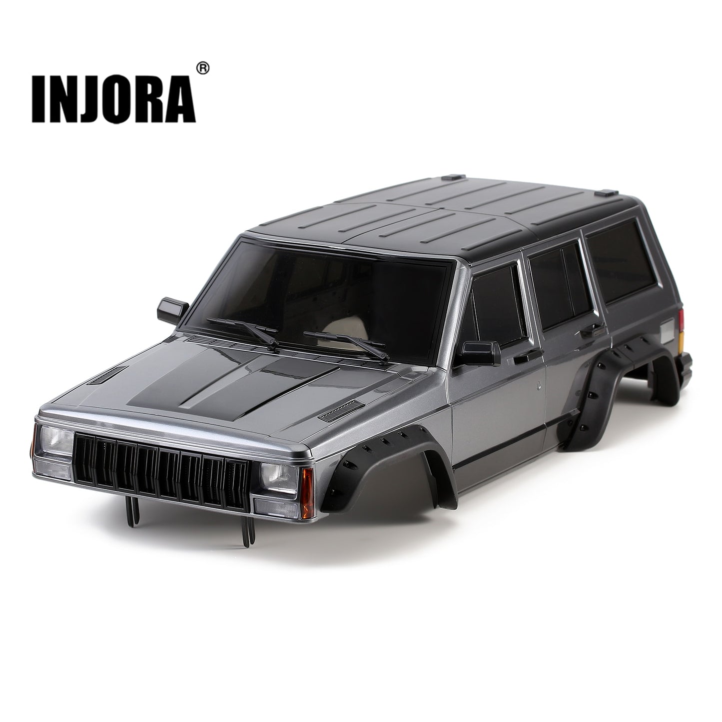 INJORA Painted Cherokee Body 313mm 12.3" Wheelbase Plastic Car Shell for 1/10 RC Crawler Axial SCX10 & SCX10 II 90046 90047