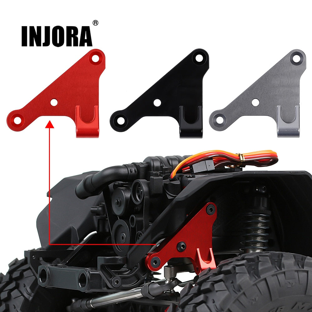 INJORA CNC Alluminio Panhard Mount per 1:10 RC Crawler AXAIL SCX10 III AXI03007 AXI231017 Parti di aggiornamento