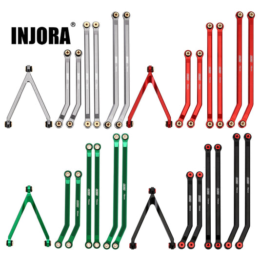INJORA CNC Aluminum High Clearance Chassis Links