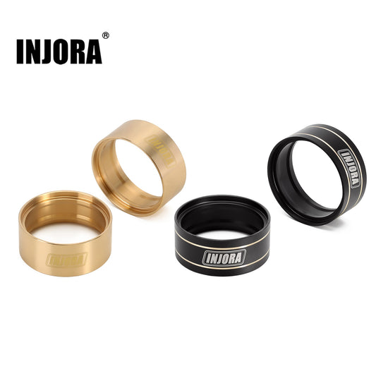 INJORA 94g Messing Interne Beadlock Wiel Ring Klem Ringen Fit 1.9 "Velg Voor RC Crawler Axiale SCX10 II 90046 TRX4 VS4-10