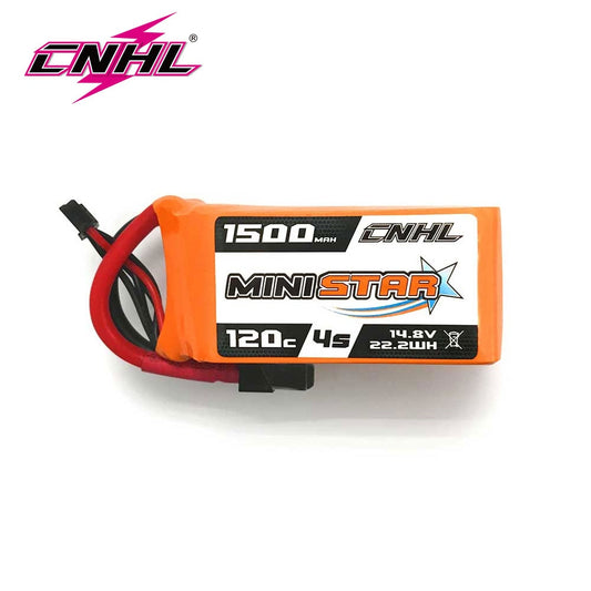 CNHL 4s 14.8v 1500mAh 120c Lipo Batterij Met XT60 Plug Voor Rc Drift Auto Vliegtuig Boot onderdelen Accessoires 1/2pcs