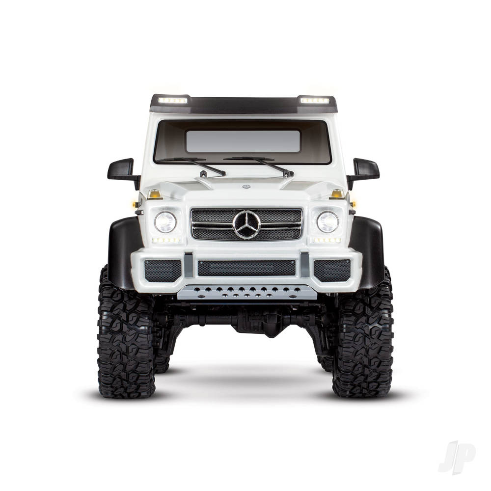 TRAXXAS TRX-6 Mercedes-Benz G 63 AMG 1:10 6X6 Electric Scale & Trail Crawler (+ TQi 4-ch, XL-5 HV, Titan 550) Metallic White  TRX88096-4-WHT