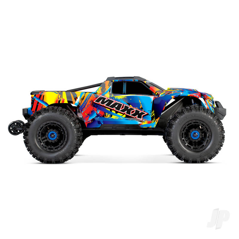 Traxxas Rock-n-Roll Maxx 1:10 4X4 Monster Truck RTR elettrico senza spazzole TRX89086-4-RNR (STOCK SHADOW)