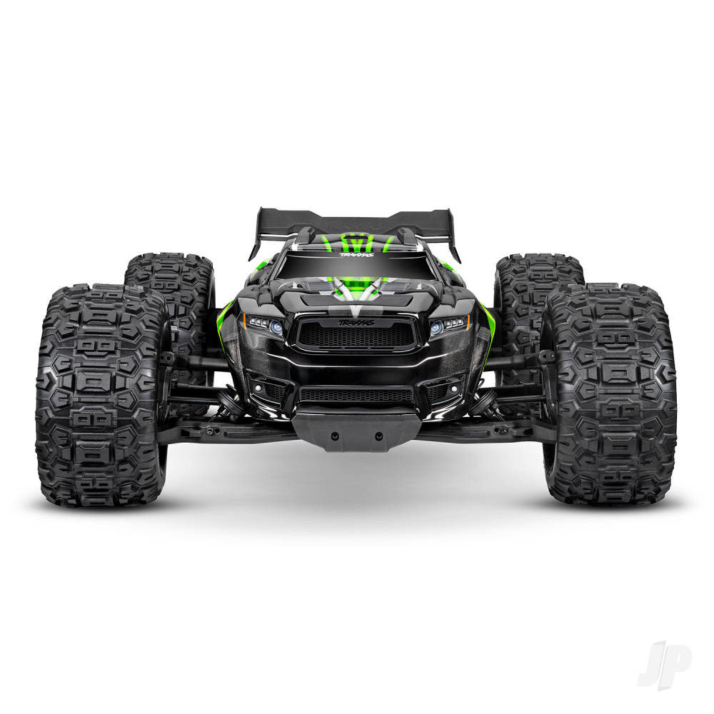 TRAXXAS SLEDGE 1:8 4WD borstelloze elektrische monstertruck GROEN TRX95076-4-GRN (schaduwvoorraad) 