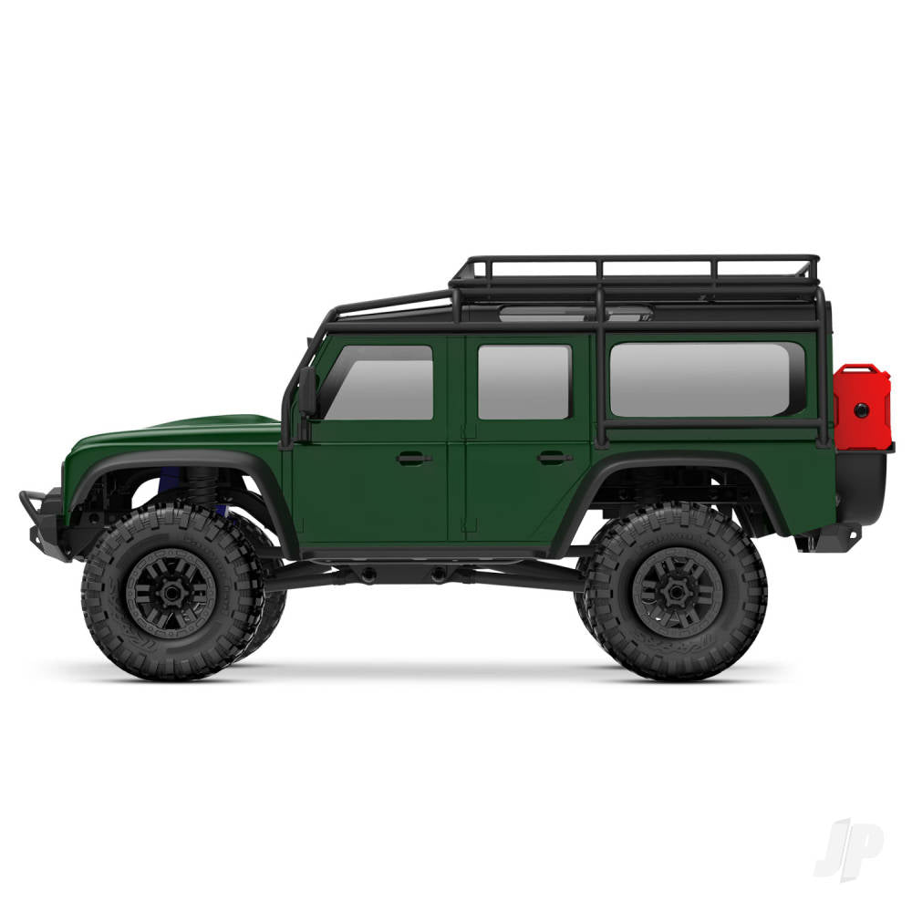 TRAXXAS TRX-4m Land Rover Defender 1:18 4X4 elektrische trailcrawler, GROEN TRX97054-1-GRN