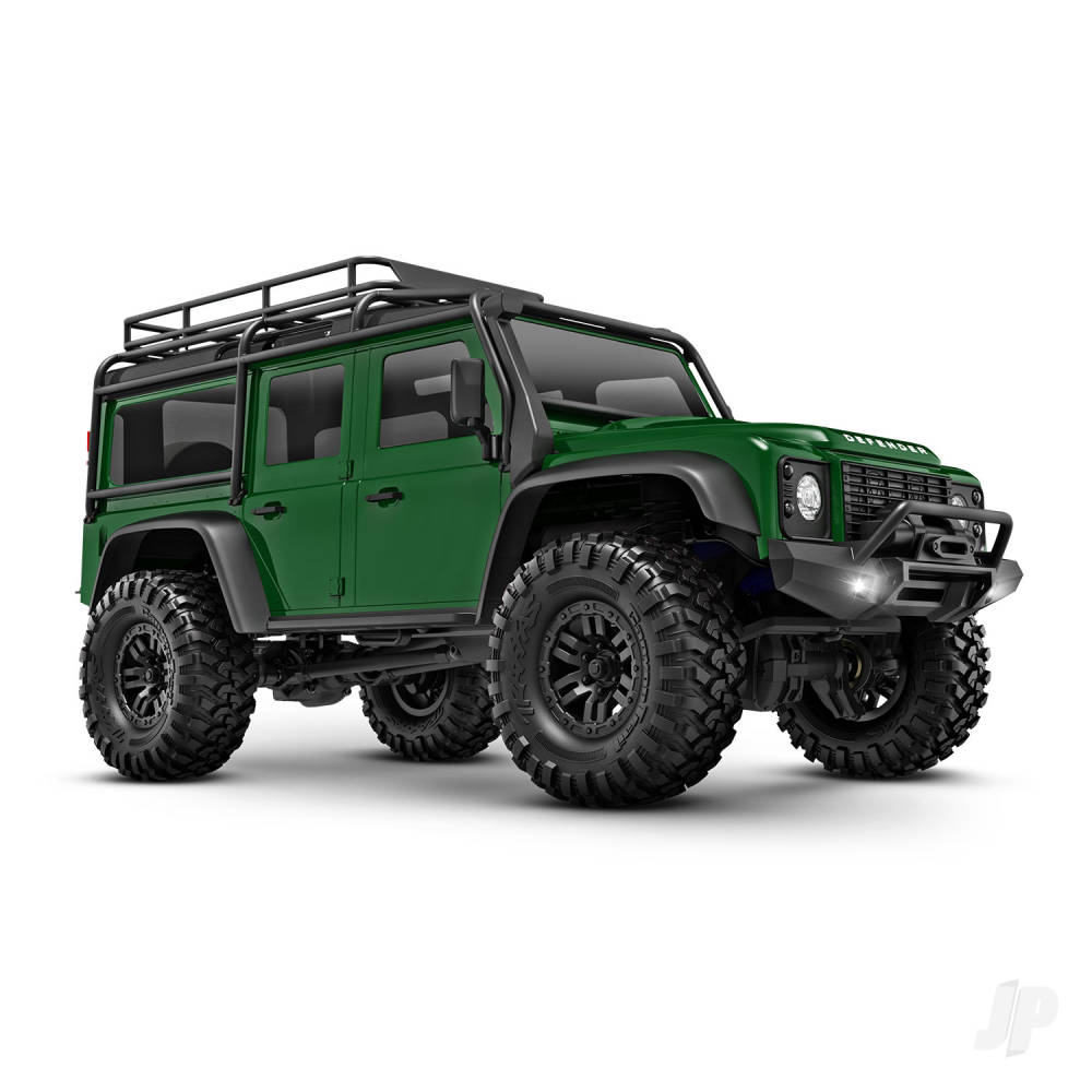 TRAXXAS TRX-4m Land Rover Defender 1:18 4X4 elektrische trailcrawler, GROEN TRX97054-1-GRN