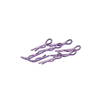 CORE RC KLEINE LICHAAM CLIP 1/10 - METALLIC PAARS (8) CR069 