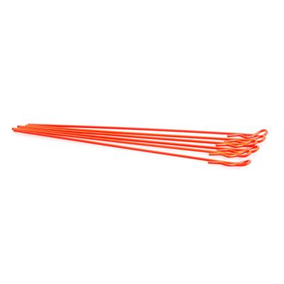 CORE RC EXTRA LONG BODY CLIP 1/10 - FLUORESCENT RED (6) CR085