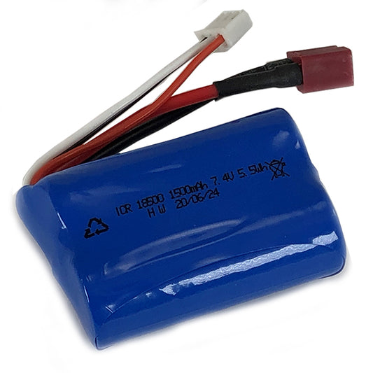 FTX TRACER HI-CAPACITY LI-ION 7.4V 1500MAH BATTERY PACK (FOR BRUSHED) with deans connector FTX9789