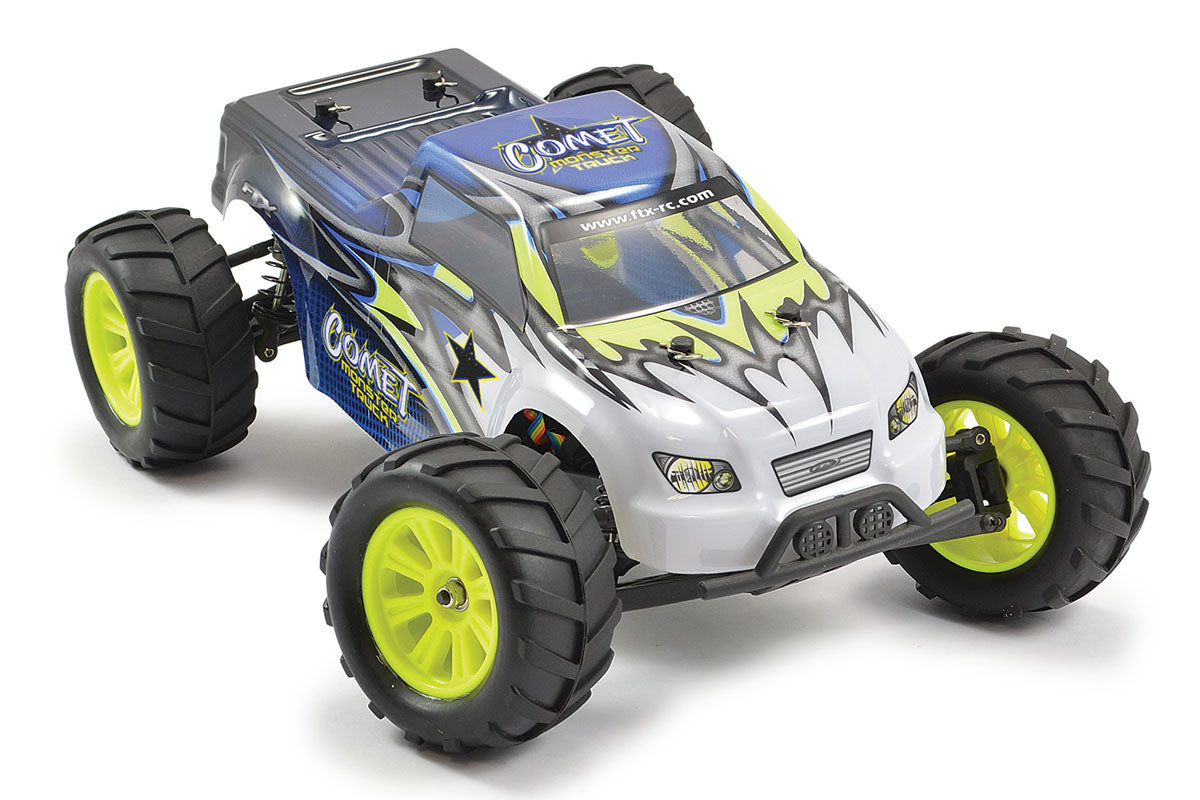 FTX COMET 1/12 MONSTER TRUCK SPAZZOLATO 2WD PRONTO PER L'USO FTX5517