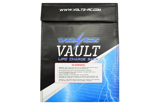 VOLTZ CHARGE VAULT LIPO SACK/BAG LARGE 23CM X 30CM VZ1000 Lipo Bag