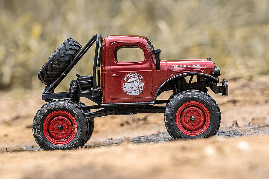 FMS FCX 1/24TH POWER WAGON Scaler RTR - RED  FMS12401RD