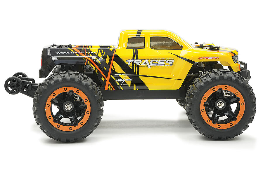 FTX TRACER 1/16 4WD BORSTELLOZE MONSTER TRUCK RTR - Geel FTX5596Y