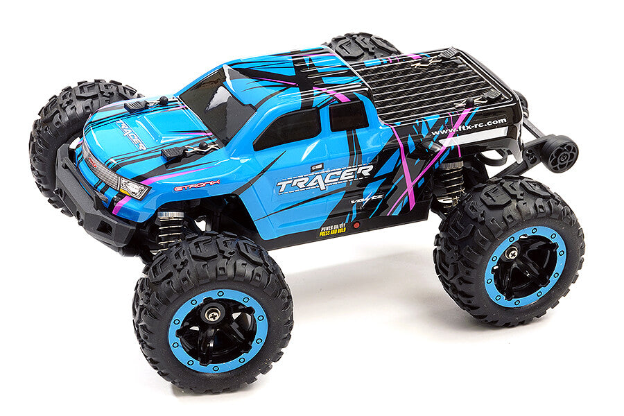 FTX TRACER 1/16 4WD BRUSHLESS MONSTER TRUCK RTR - Blue FTX5596B