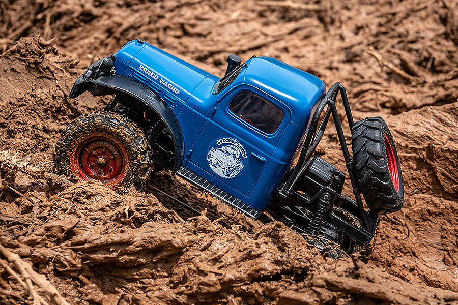 FMS FCX 1/24TH POWER WAGON Scaler RTR - BLAUW FMS12401BL