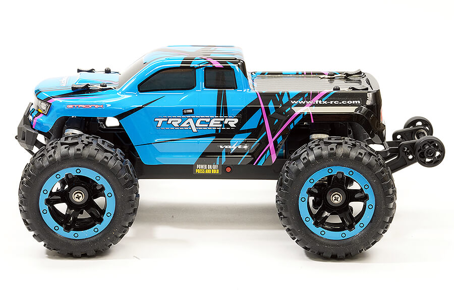 FTX TRACER 1/16 4WD MONSTER TRUCK BRUSHLESS RTR - Blu FTX5596B