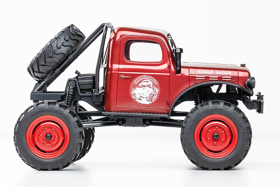 FMS FCX 1/24TH POWER WAGON Scaler RTR - RED  FMS12401RD