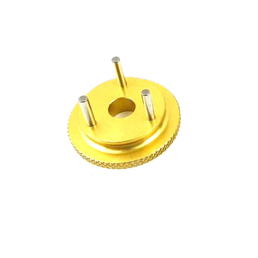 Hong Nor #407A - 3-pins vliegwiel, 9 mm (goud)