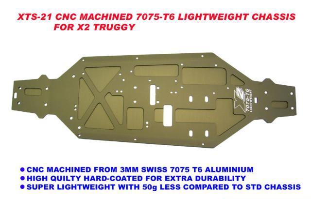 Hong Nor XTS-21: telaio leggero 7075-T6 lavorato a CNC