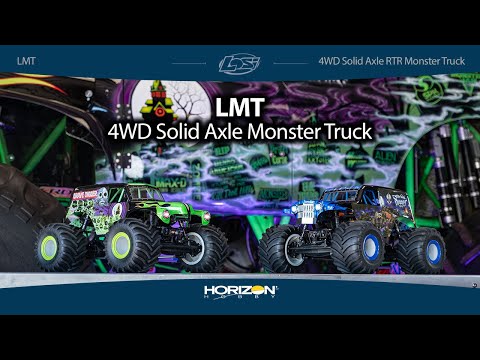 Losi LMT 4WD Monster Truck RTR ad asse solido - Scavatore di tombe LOS04021T1 