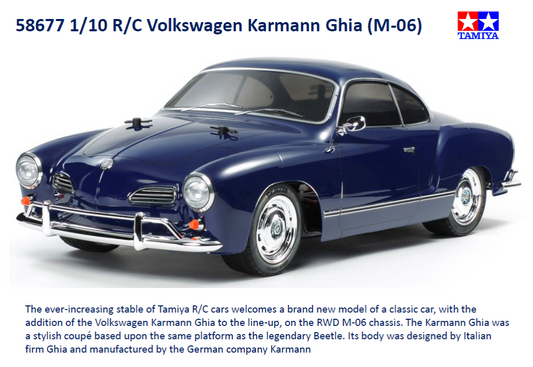 TAMIYA Volkswagen Karmann Ghia (M-06) 58677