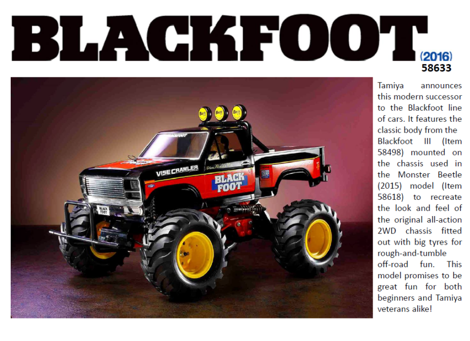 Blackfoot remote control outlet truck