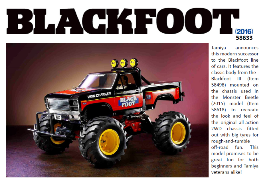 Blackfoot remote control clearance truck