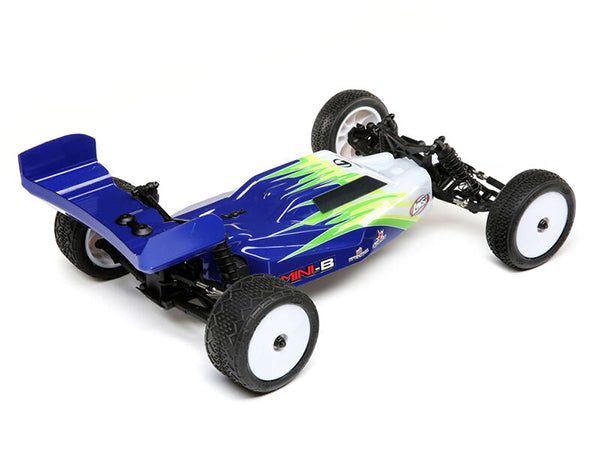 Losi 1/16 Mini-B Brushed RTR 2WD Buggy - Blue/White LOS01016T1  yellow/white LOS01016T (shadow stock)