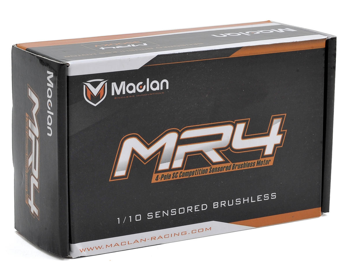 Maclan MR4 Competition 4-Pole SCT Sensored Brushless Motor (3500Kv) MCL1019