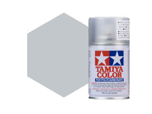 Tamiya PS-12 zilver polycarbonaat spuitverf 86012
