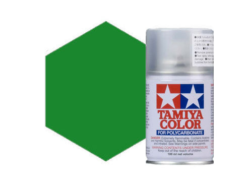 Vernice spray in policarbonato verde metallizzato Tamiya PS-17 86017