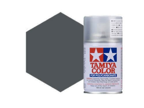 Vernice spray Tamiya PS-23 Gun Metal in policarbonato 86023
