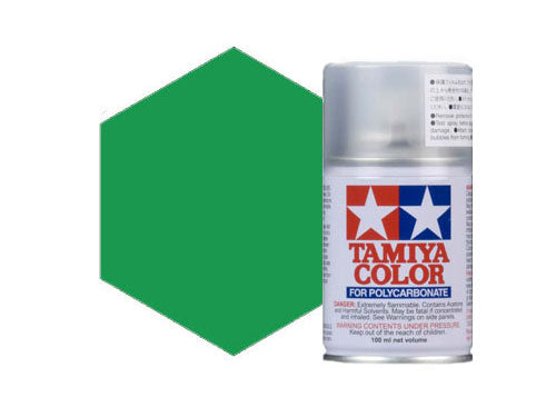 Tamiya PS-25 Bright Green Polycarbonate Spray Paint 86025