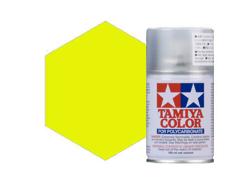 Vernice spray per policarbonato giallo fluorescente Tamiya PS-27 86027