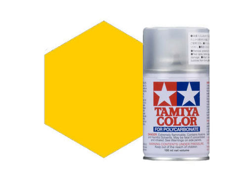 Tamiya PS-42 Translucent Yellow Polycarbonate Spray Paint 86042