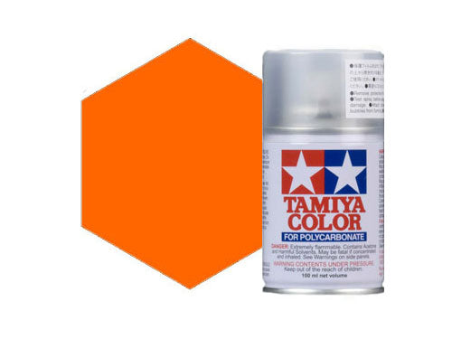 Tamiya PS-43 Translucent Orange Polycarbonate Spray Paint 86043