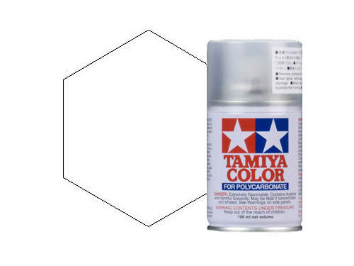 Tamiya PS-55 Flat Clear Polycarbonate Spray Paint 86055