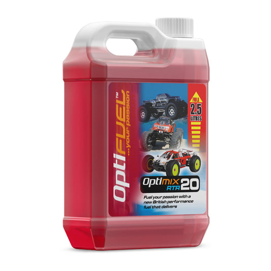 OPTIMIX RTR 20% NITRO CAR FUEL 2.5 LITRES OP1005 (collection only)