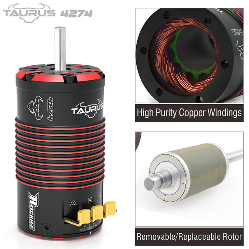 Surpass Taurus 4274 2200KV 1/8th off road 74mm Brushless Motor